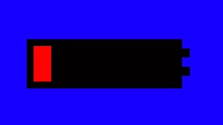 Battery Charging Green Screen Effect Chromakey Effect