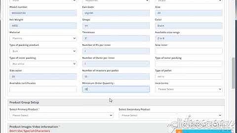 B2B Alibaba Clone Script (Add product)