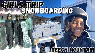 First Time Snowboarding at Beech Mountain! The Full Experience