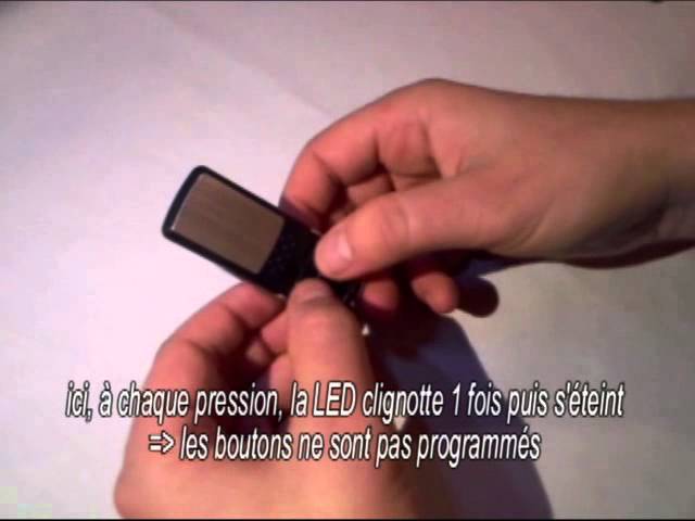 Domybest Télécommande Portail Universelle 433 mHZ ABCD 4 Canaux  Télécommande Clonage à Code Fixe pour Porte de Garage Porte électrique