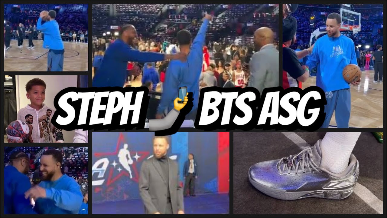 🤳Закулисье Матча всех звезд со Стефом Карри: у площадки, в раздевалке + Яннис, Ант Эдвардс
