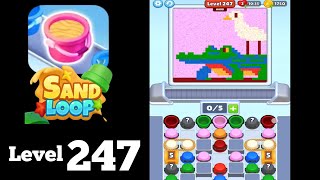 Sand Loop level 247 hard Walkthrough Solution