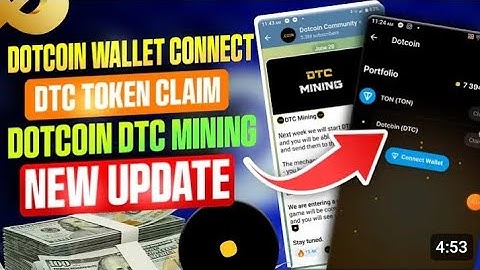 DTC withdrawal | dotcoin news today| dotcoin airdrop start| dotcoin new update| dotcoin withdrawal|