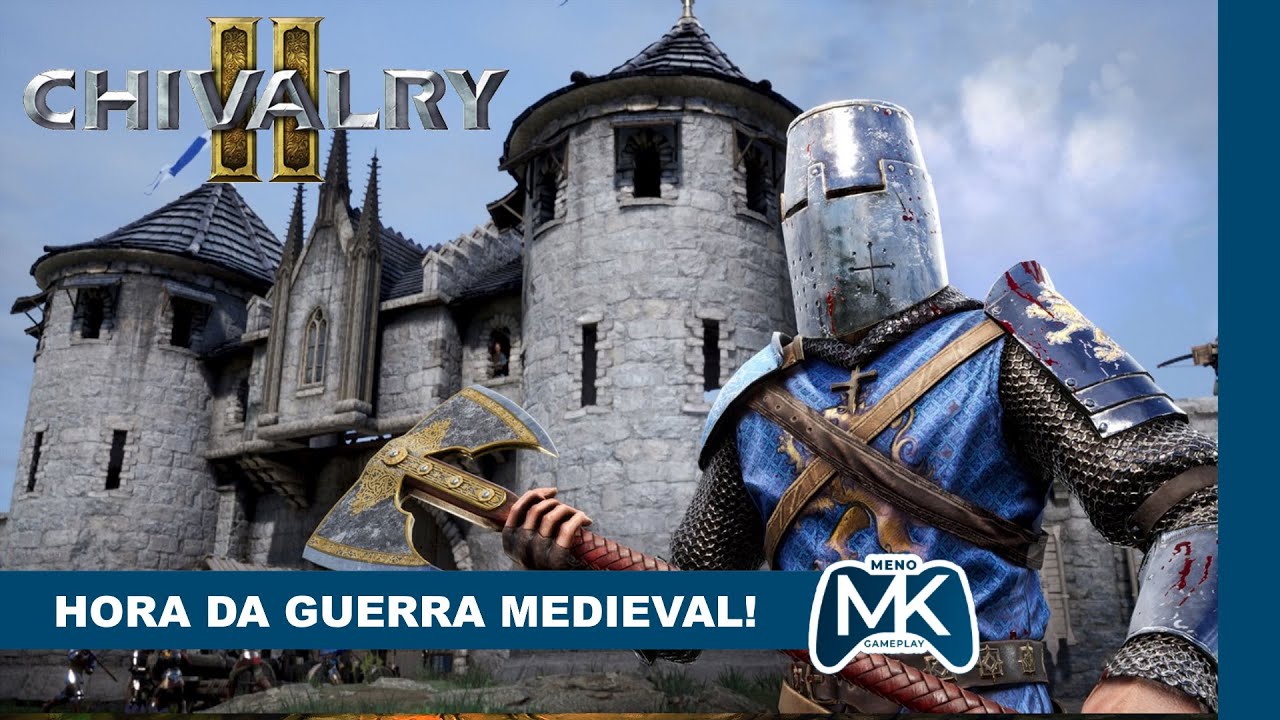 Chivalry 2 -Jogo de guerra medieval Gameplay em PT/BR 