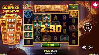 The Goonies Cash Inferno by Blueprint Gaming Demo & Review – New Online Slot Gameplay