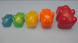 Baby Big Mouth's Top 5 Most Viewed Learn Sizes with Surprise Eggs! Gummy Bears Nesting Eggs!