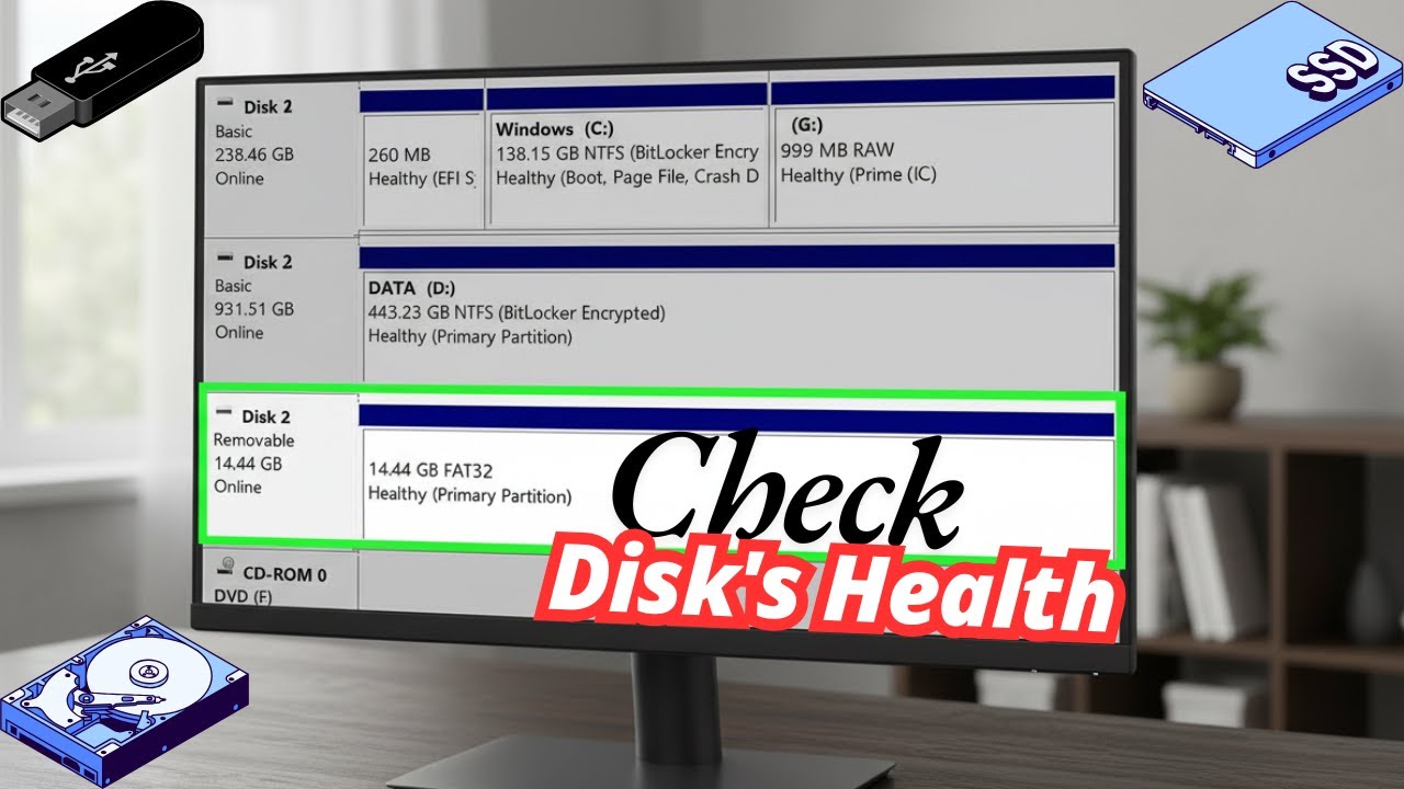 How to Check the Disk's Health on Windows - YouTube