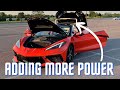 Adding More Power To The C8 Corvette!