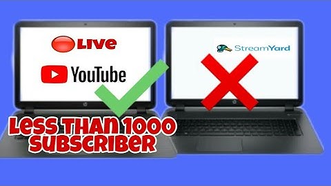 How to live stream on youtube without 1000 subscribers