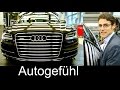 Thomas joins the Audi A8 assembly production plant in Neckarsulm, Germany Produktion