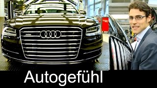 Thomas joins the Audi A8 assembly production plant in Neckarsulm, Germany Produktion