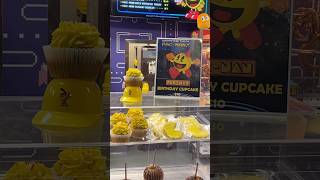 PAC-Man Chomp Stop inside Angels Stadium in Anaheim #foodiefinds #arcadegames #pacman