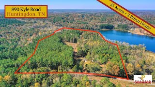 35 Acres on the Water + 3 Bdrm Home FOR SALE on Lake Halford | Huntingdon, TN