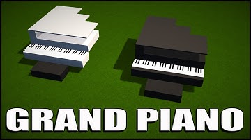 ★ Minecraft Tutorial - How to Build : Easy Simple Grand Piano.