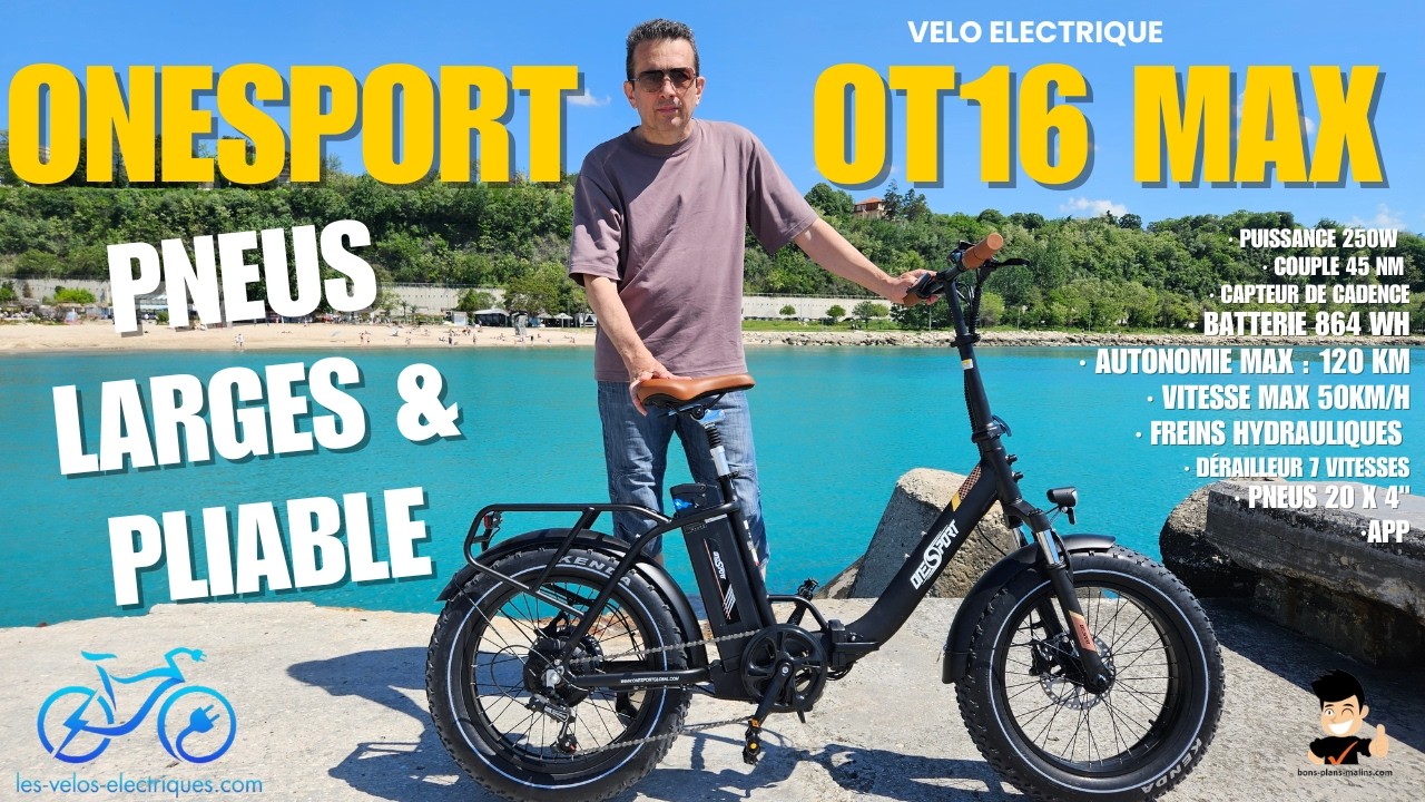 OT16 MAX Vélo Électrique 250W 48V 18Ah 120km Freins Hydrauliques ONESPORT OT16 MAX Vélo Électrique 250W 48V 18Ah 120km Freins Hydrauliques ONESPORT