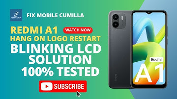 Redmi A1 Hang on Logo Restart Blinking Lcd solution 100% tested by Fix Mobile Cumilla