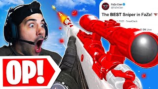 The #1 BEST SNIPER in FaZeClan! 😮 (Cold War Warzone)