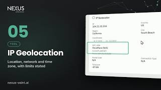 IP geolocation, and why it's only approximate | Nexus demo screenshot 5