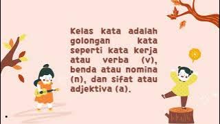 MAKNA & KELAS KATA