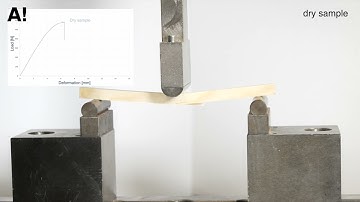 Measuring wood bending strength