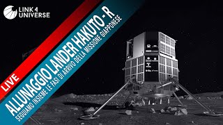 Atterraggio LUNARE lander HAKUTO - R (ispace - Giappone) LIVE