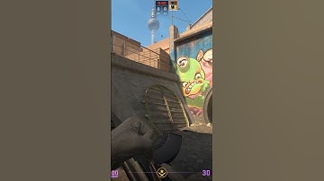 Smoke Heaven From Monster On Overpass In CS2 #cs2 #shorts