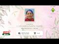 Misa presencial y online en memoria de Elvia Marina Pazmiño Pazmiño