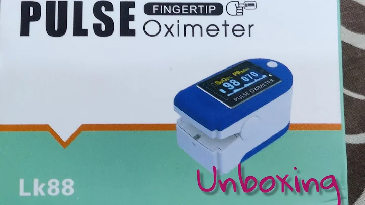 Pulse Oximeter |LK88| Unboxing and testing