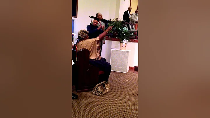 Bertha Stewart singing at her sisters funeral.