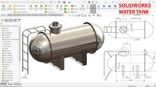 Water Tank Design in SolidWorks | Solidworks Tutorial