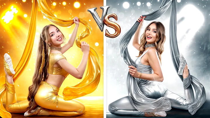 Gold Girl vs Silver Girl! We Became Gymnasts