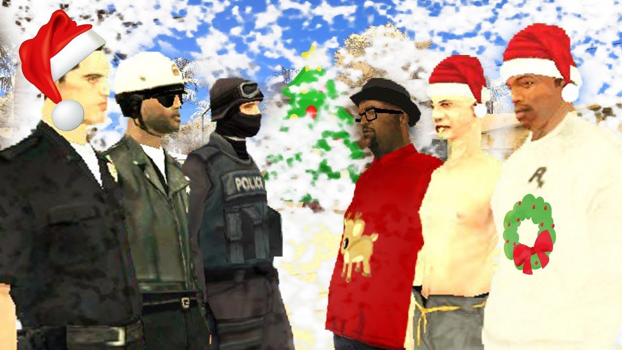 GTA San Andreas - Guerra de obsequios Navideños - Loquendo