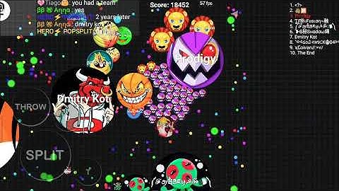 BLOB.IO | WE ARE THE KINGS OF THE TEAM PARTY IN CRAZY MODE !