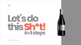 Create a Wine Bottle in 3 easy steps.