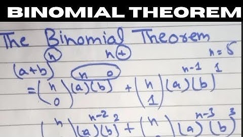 binomial | how to expand a binomial | binomial theorem  #Binomial
