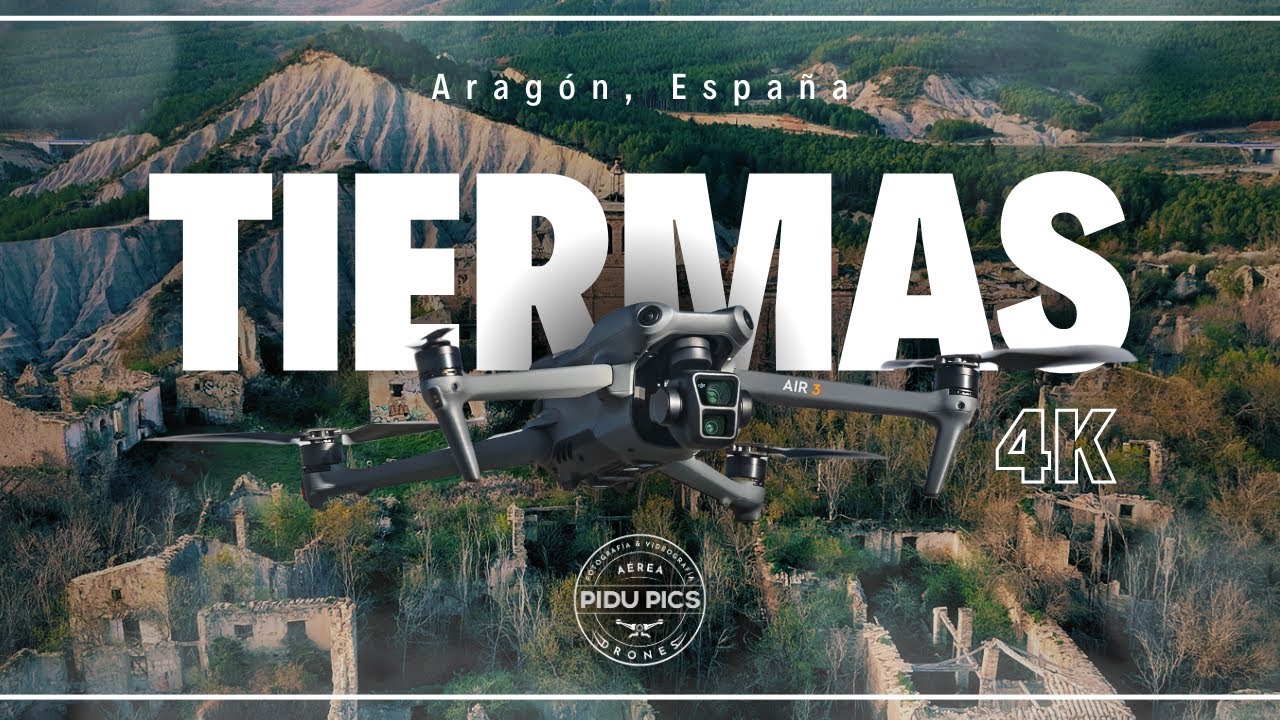 Tiermas, Aragón, España | DJI AIR 3 | 4K