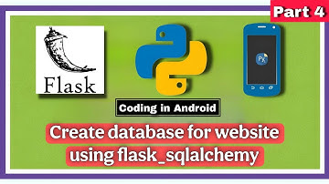 CREATE DATABASE FOR WEBSITE USING FLASK_SQLALCHEMY | #pydroid3 #flask #python |