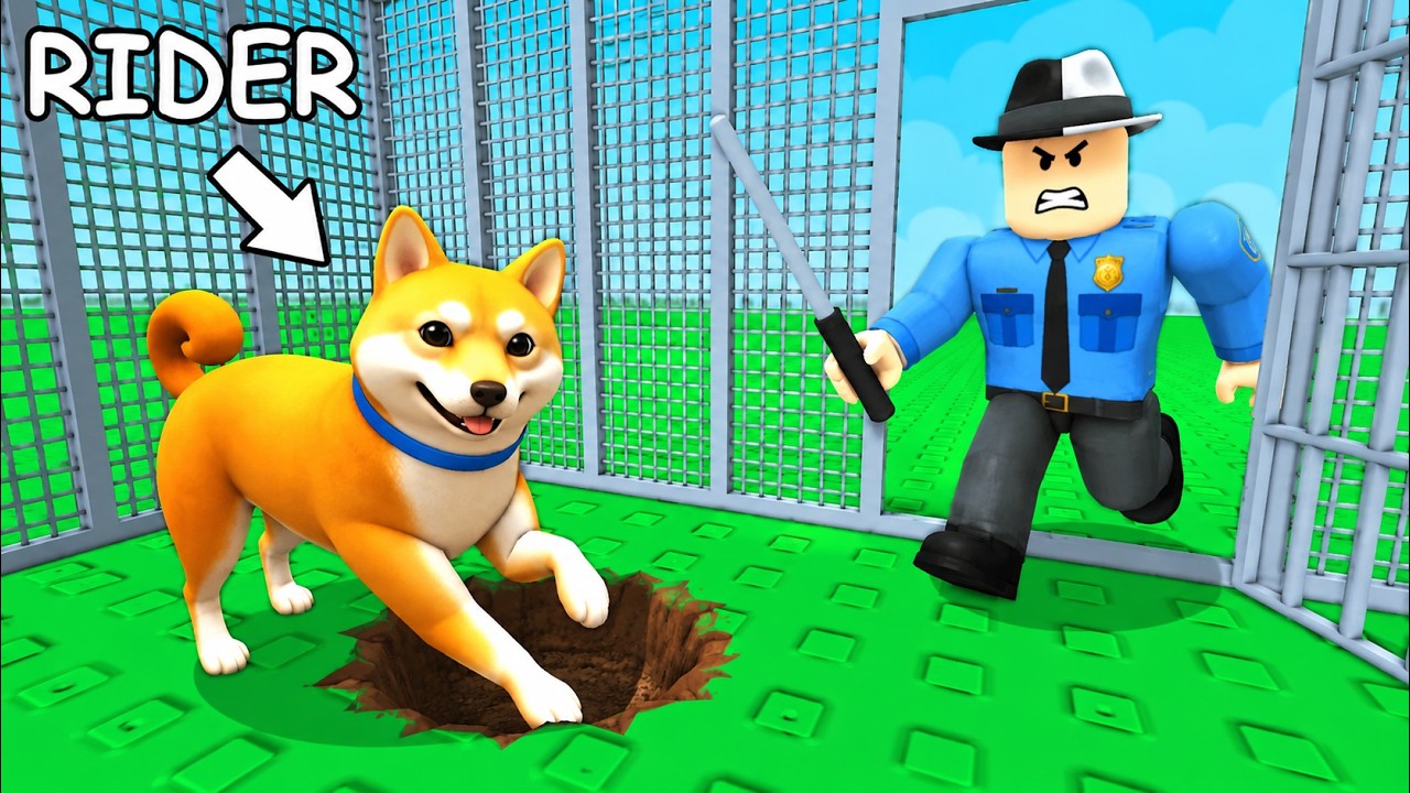 UTÍKÁM Z PSÍHO VĚZENÍ V ROBLOXU..