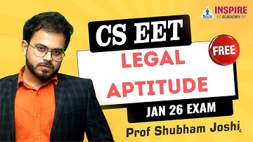 Free CSEET Lec 5 | Law Of Tort | Jan 26 Exam | Prof Shubham Joshi #cseet