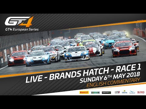GT4 European Series - Brands Hatch 2018 - Race 1 - LIVE - ENGLISH