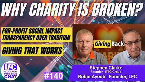Why Charity Is Broken and How to Fix It with Stephen Clarke