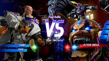 SIGMA & WHITE THOR VS ULTRON OMEGA - Marvel vs Capcom Infinite All Characters Unlock