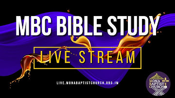 MBC Bible Study - Sess. 03: A Word from Jude: Godly Living in Ungodly Times (Oct. 22, 2025 @ 6 p.m.)