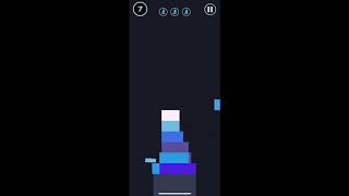 Stack builder game block 2D on iPhone X screenshot 3