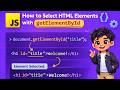 Episode-21 JS Basics | How to Select HTML Elements with getElementById | Coding For Kids Nepal