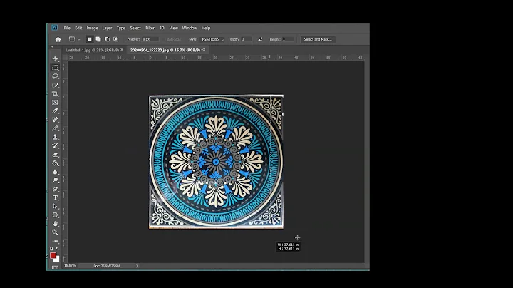 Tile repeat in Photoshop