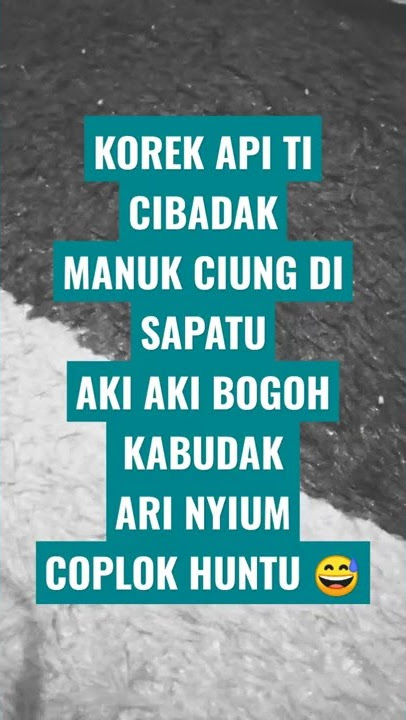SISINDIRAN SUNDA GOKIL#SUNDASALAWASNA