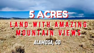 5 Acres Land with Amazing Mountain Views, Alamosa, CO 81101