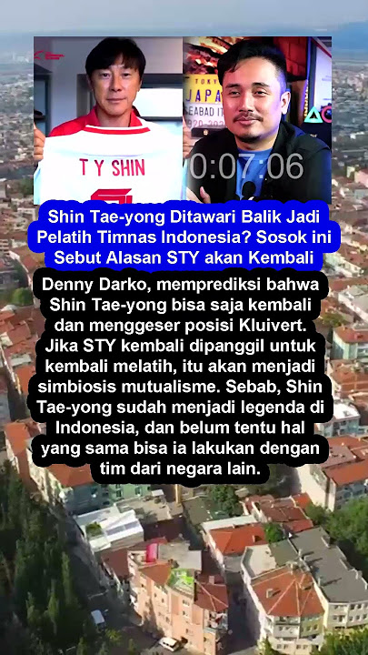 Shin Tae-yong Ditawari Balik Jadi Pelatih Timnas Indonesia #shorts #shortvideo