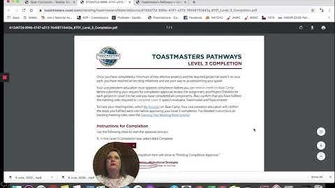 Toastmasters Printing and Uploading the Evaluation Form